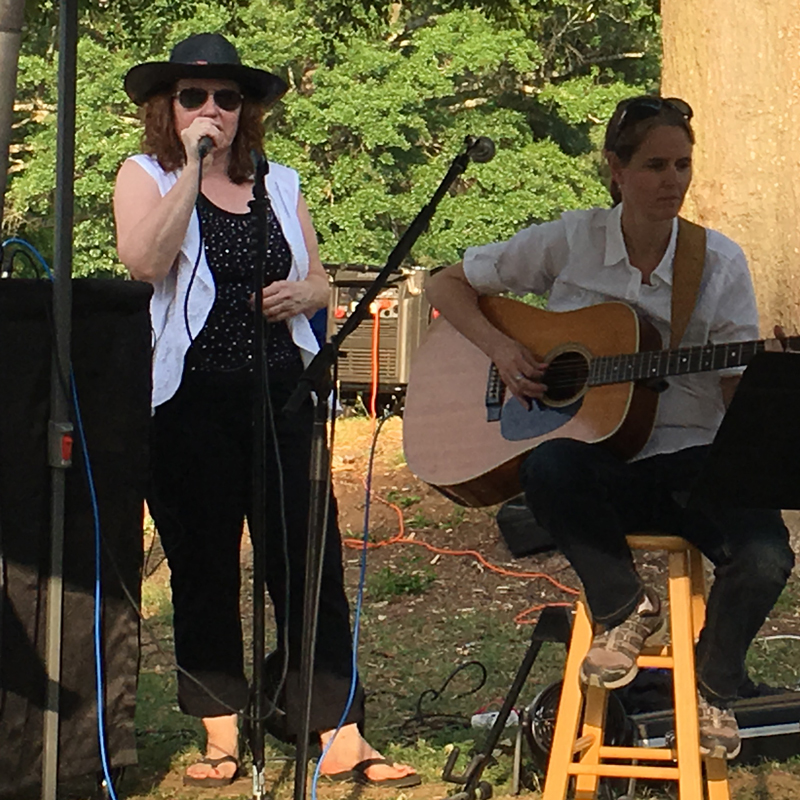 Acoustic duo at Brookhaven Food Truck Event, Atlanta, GA
